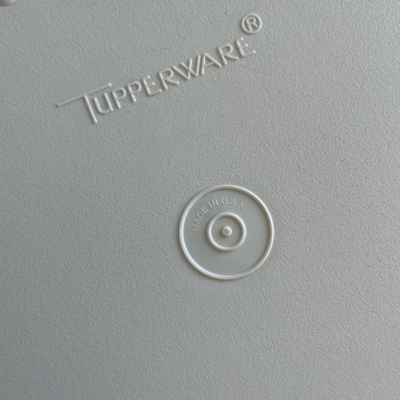 (8) Vintage Tupperware Slotted Food Lunch Dinner Trays - Picture 8 of 9